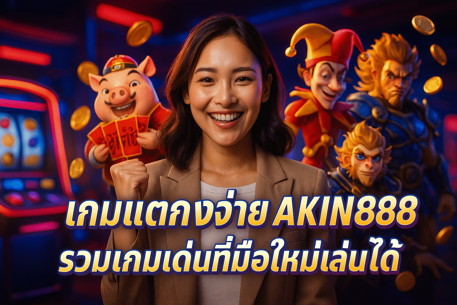 เกมแตกง่าย AKIN888 รวมเกมเด่นที่มือใหม่เล่นได้
