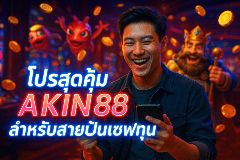 โปรสุดคุ้ม AKIN888 สำหรับสายปั่นเซฟทุน